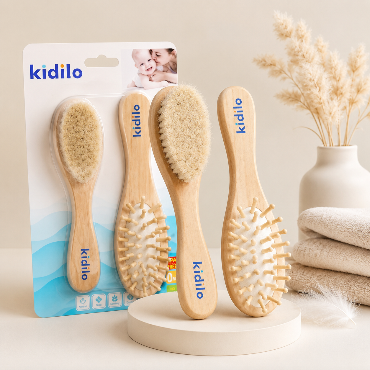 ست شانه برس کیدیلو Kidilo اورجینال