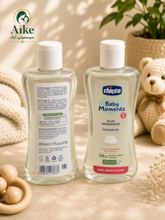 روغن ماساژ نوزاد و کودک چیکو Chicco Baby Moments اورجینال