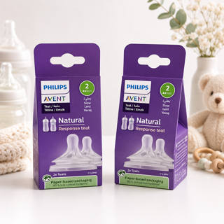 سرشیشه اونت AVENT دو عددی +۱ ماه، ۲ قطره Philips Avent