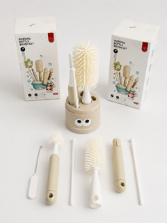 ست شیشه‌شور ۷ تکه کودک مدل Nursing Bottle Brush Set