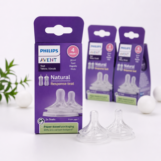 سرشیشه ۴ قطره فیلیپس اونت Philips Avent مناسب نوزاد بالای ۳ ماه