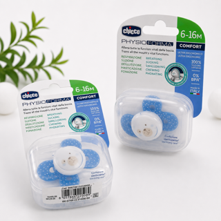 پستانک چیکو مدل PhysioForma Comfort مناسب نوزاد ۶ تا ۱۶ ماه